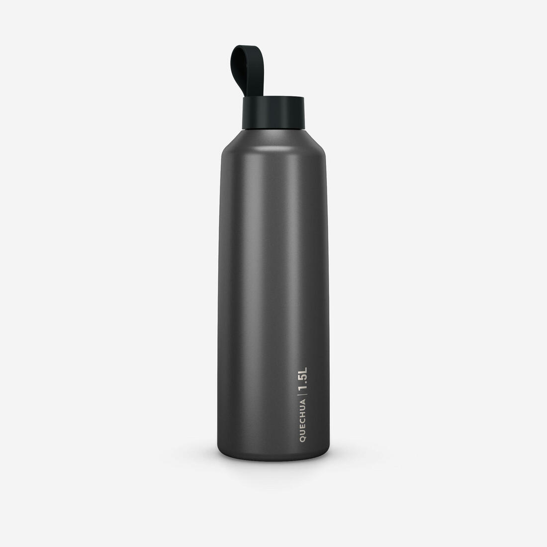 Gourde inox 1,5L avec bouchon à vis, composée à 75% d'acier recyclé