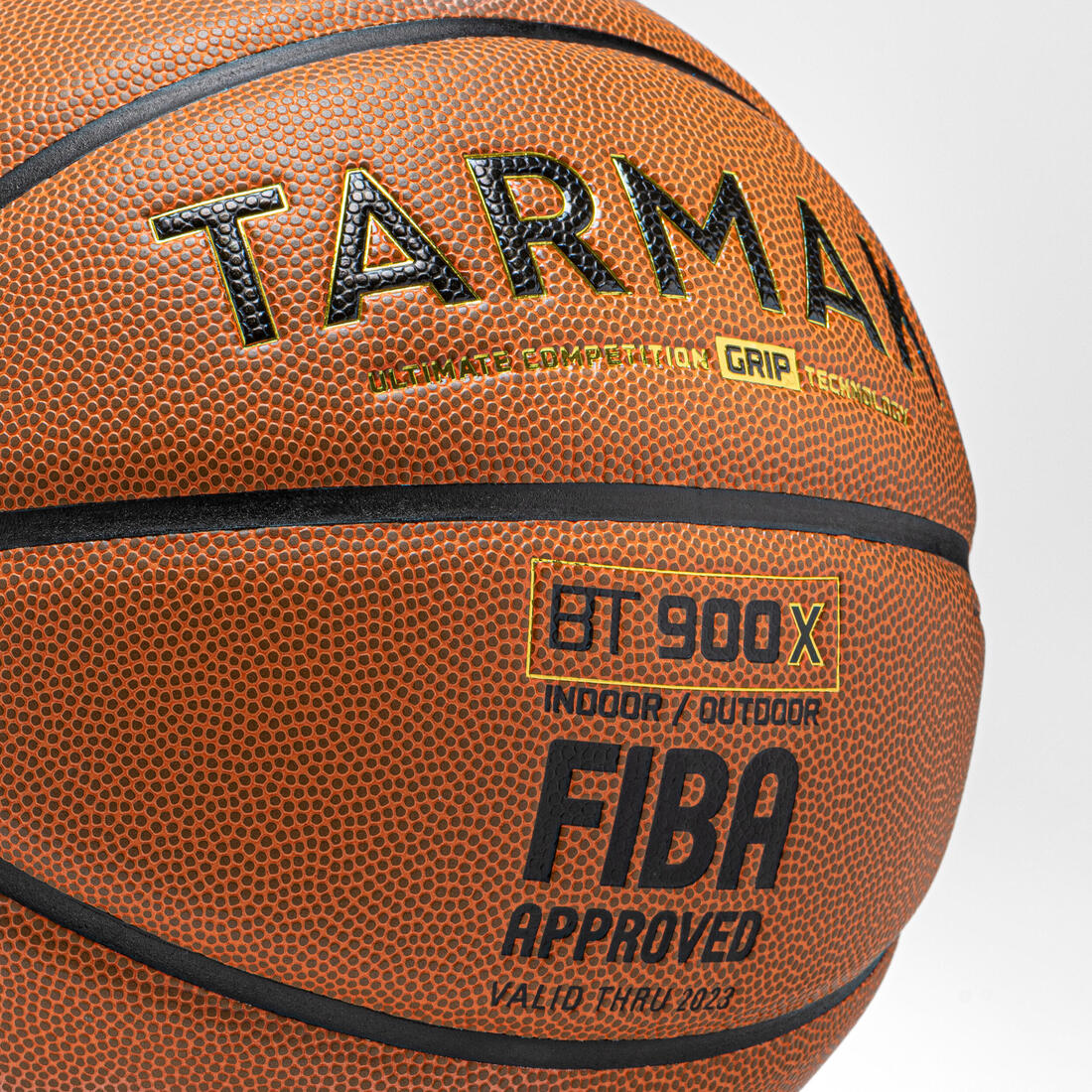 Ballon de basketball FIBA taille 7 - GRIP PRO BT900X marron