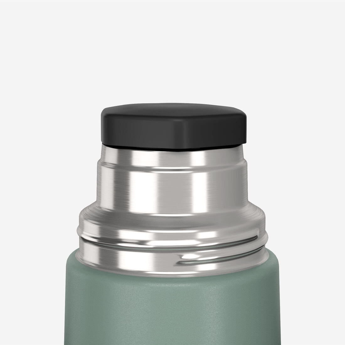 Bouteille isotherme inox 1L avec gobelet pour la randonnée