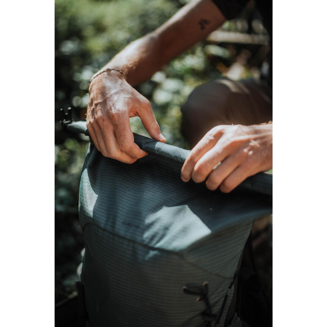 Sac à dos rolltop de randonnée montagne 22l - mh500 light