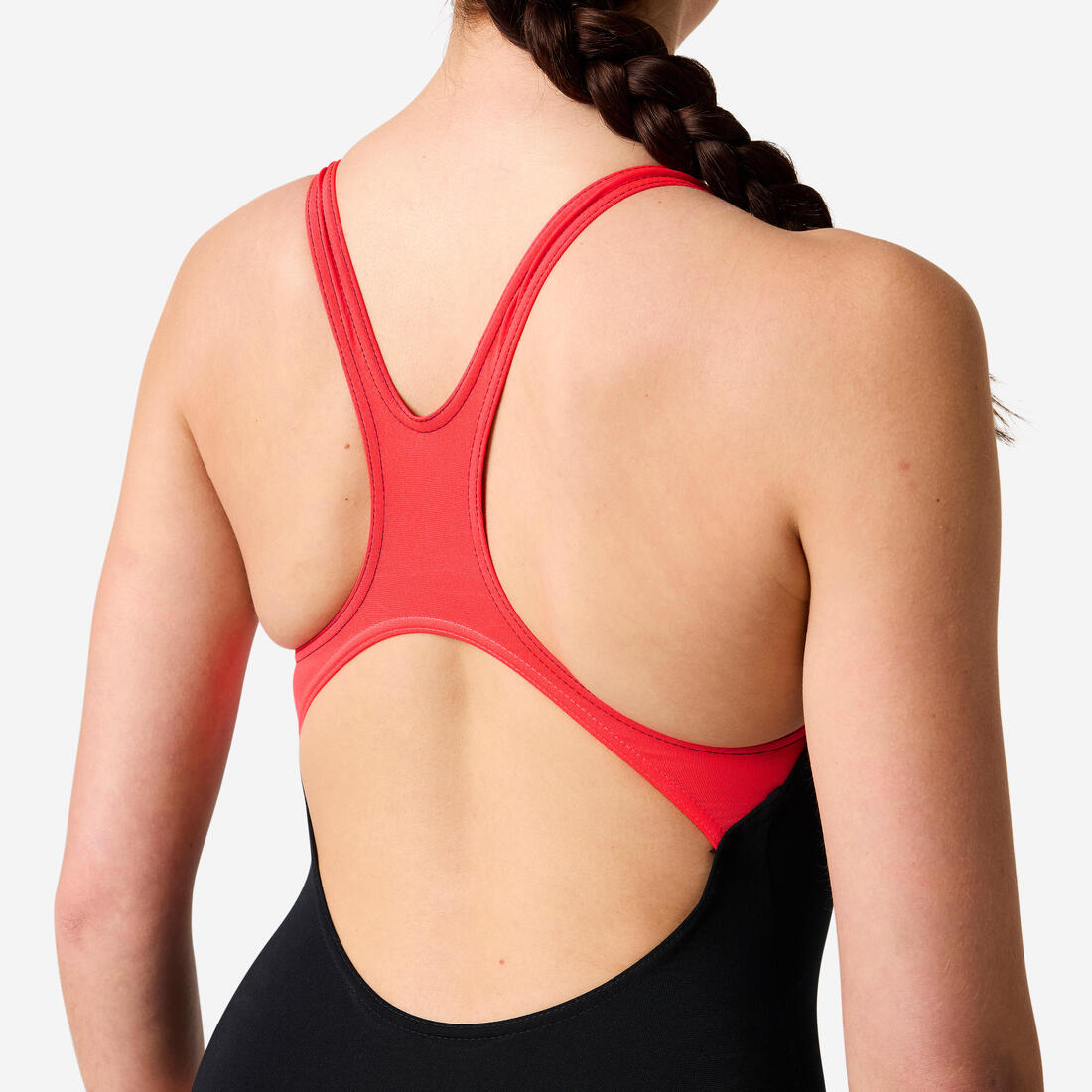 Maillot de Bain 1 Pièce Natation Femme ARENA SWIMPRO SOFT Noir Rouge