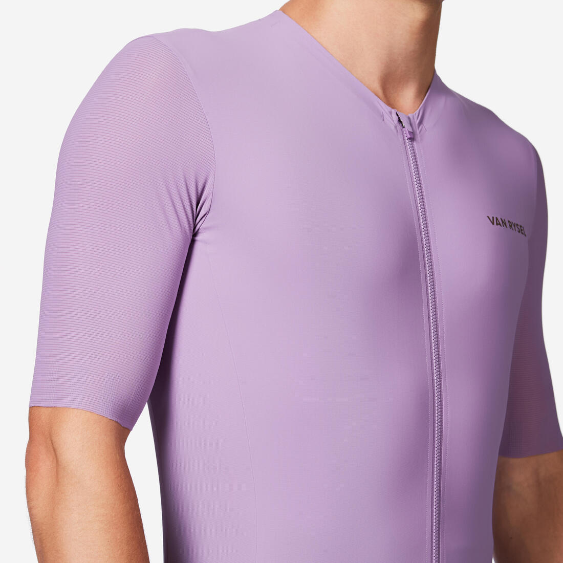 Maillot manches courtes de vélo route longue distance unisexe, EDR ULTRA