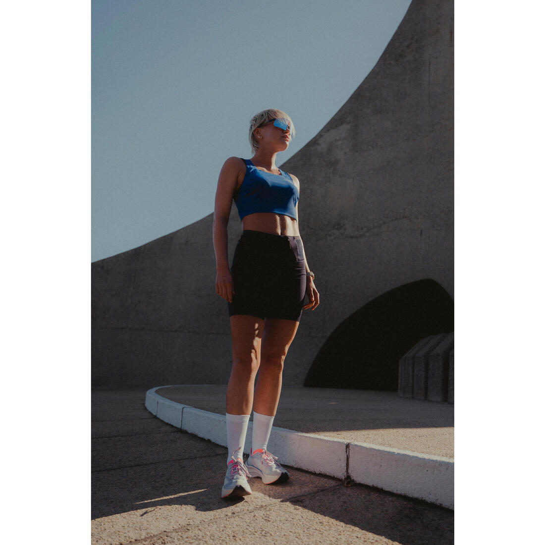 Short cycliste running femme - kiprun run 900 light