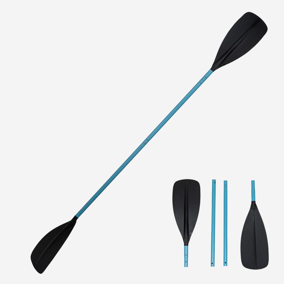 Pagaie de kayak 4P 215 cm - 100 Bleu