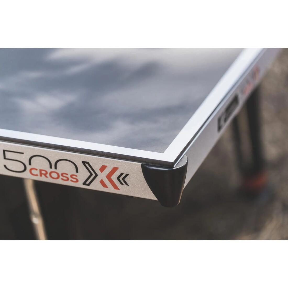 TABLE DE PING PONG EXTÉRIEURE 500X GRISE