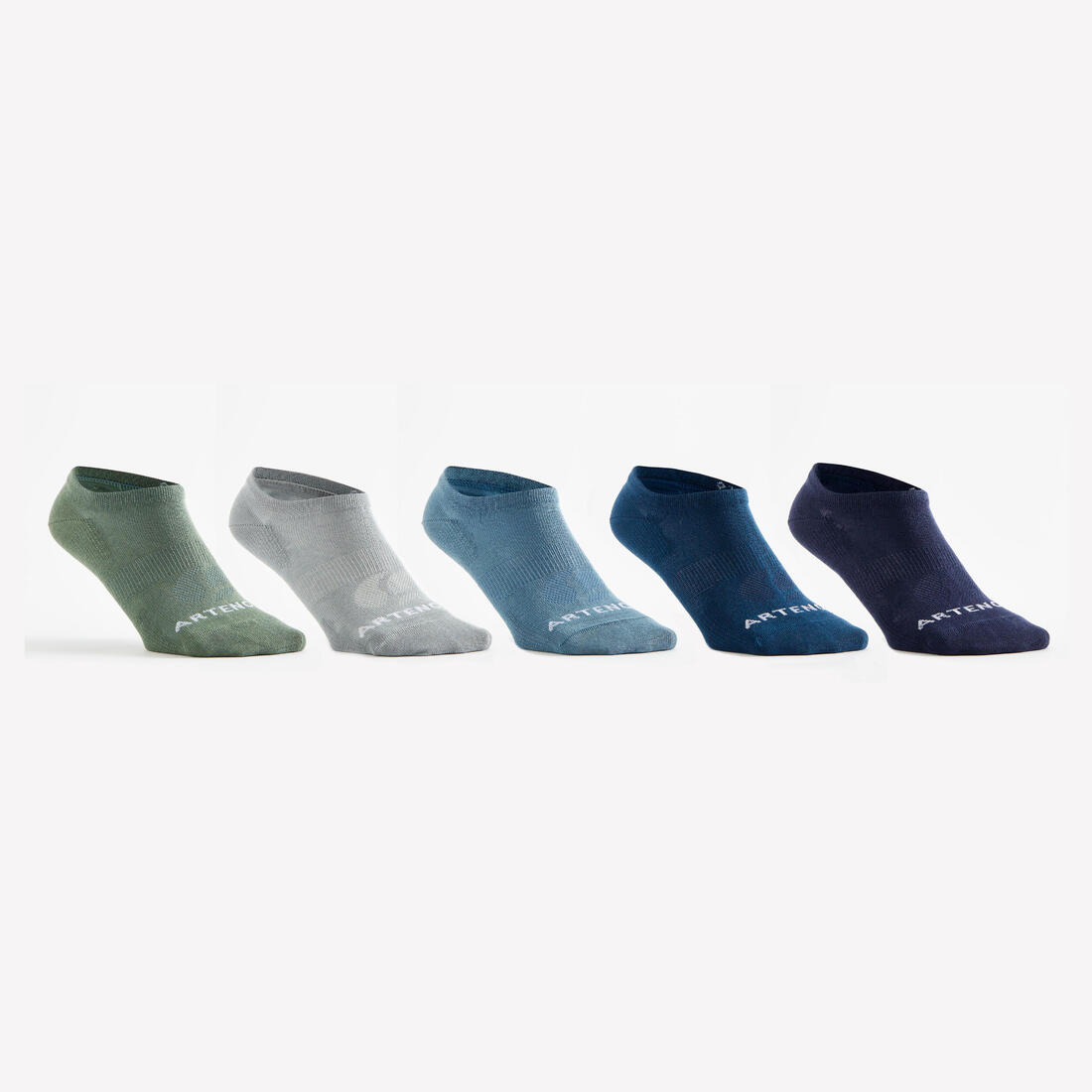 CHAUSSETTES DE SPORT BASSES ARTENGO RS 160 LOT DE 5