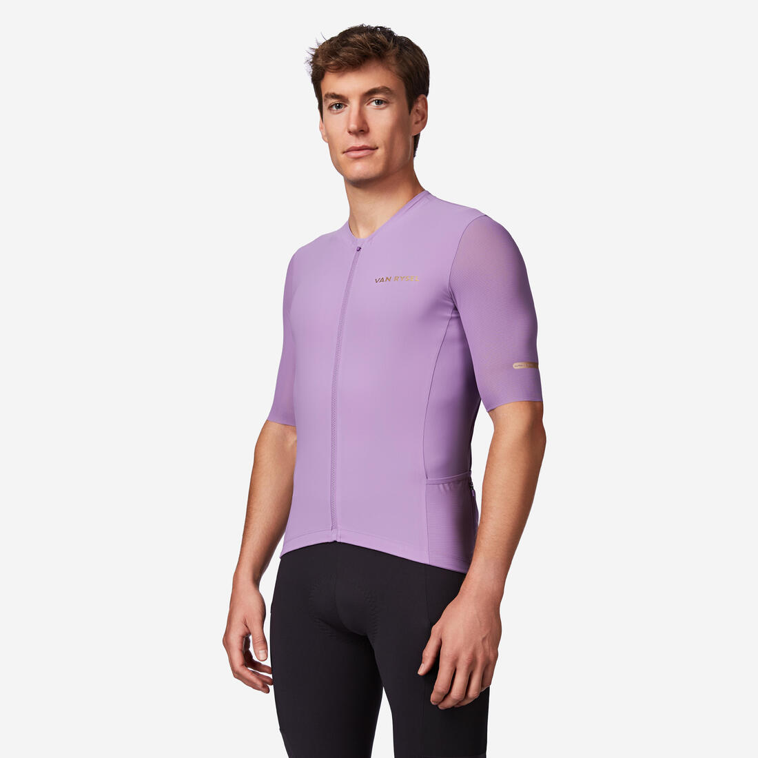Maillot manches courtes de vélo route longue distance unisexe, EDR ULTRA