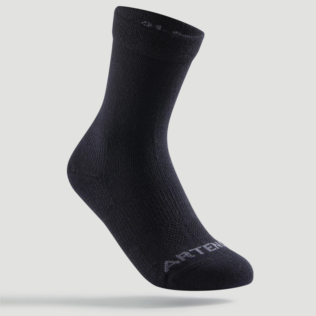 CHAUSSETTES DE SPORT HAUTES ENFANT RS 60 BLANC MARINE LOT DE 3.