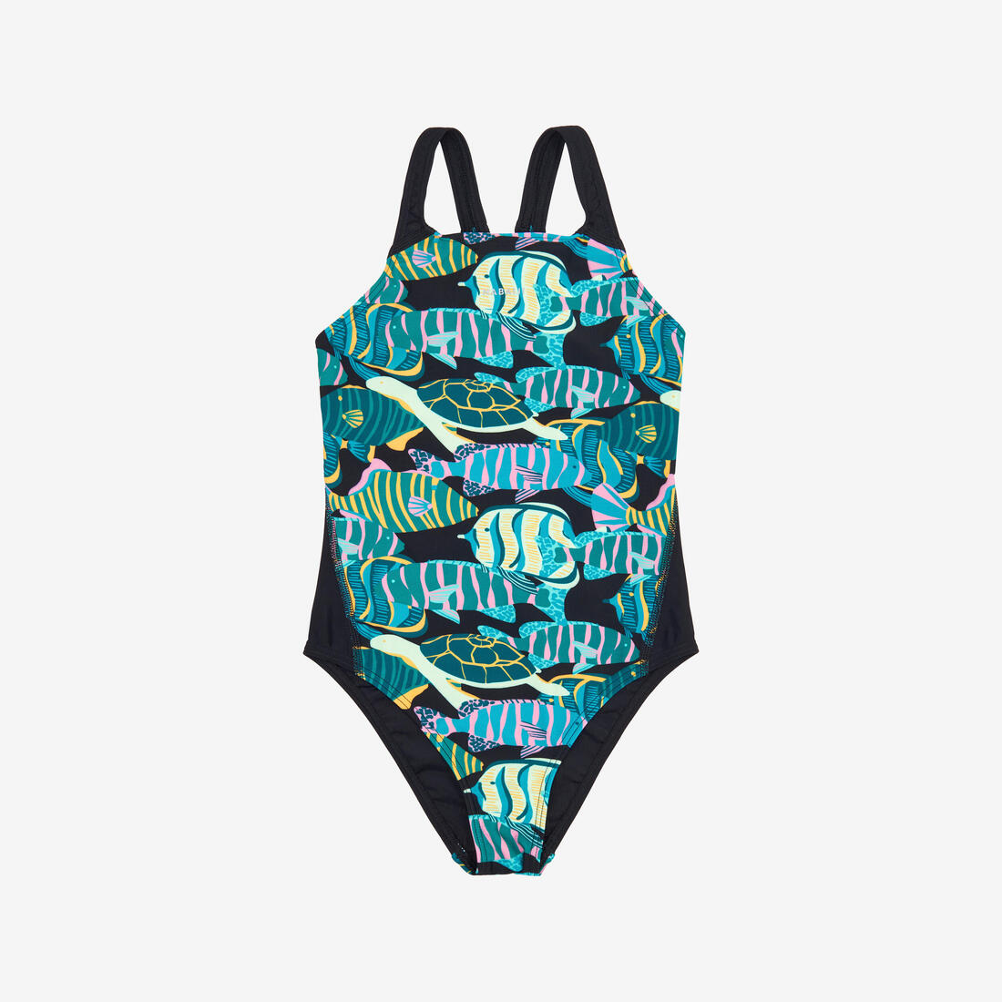 Maillot de bain 1 pièce natation Fille - 500 Kamyleon