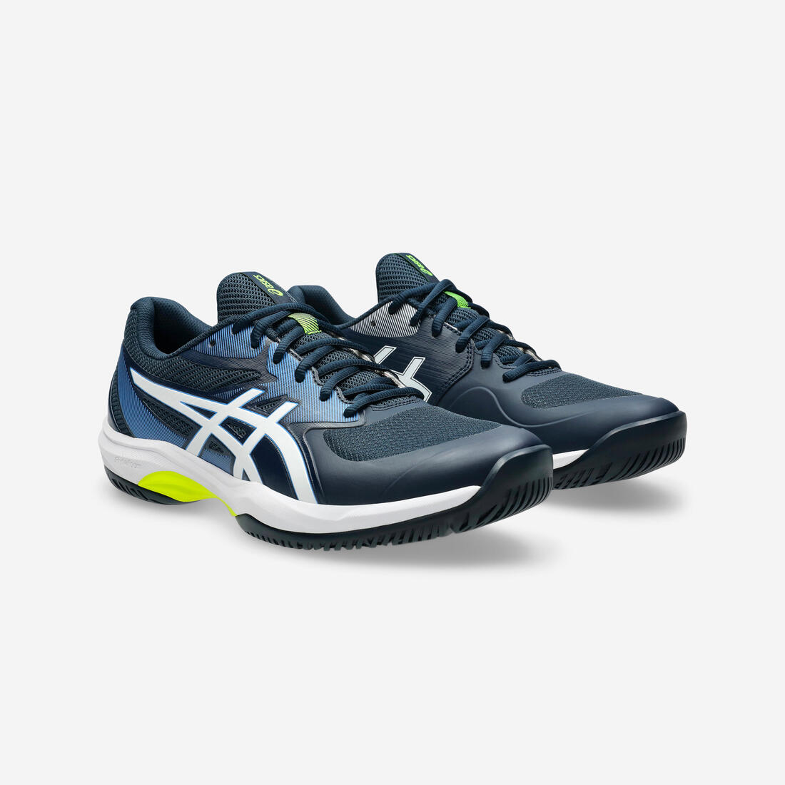 Chaussures de tennis homme Multicourt - Asics Game FF bleu blanc jaune