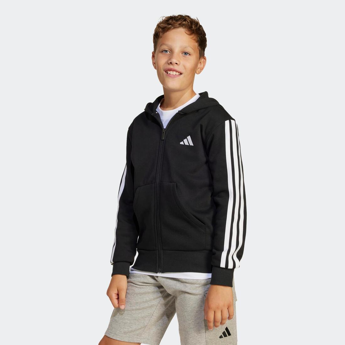 Veste à capuche enfant, noire