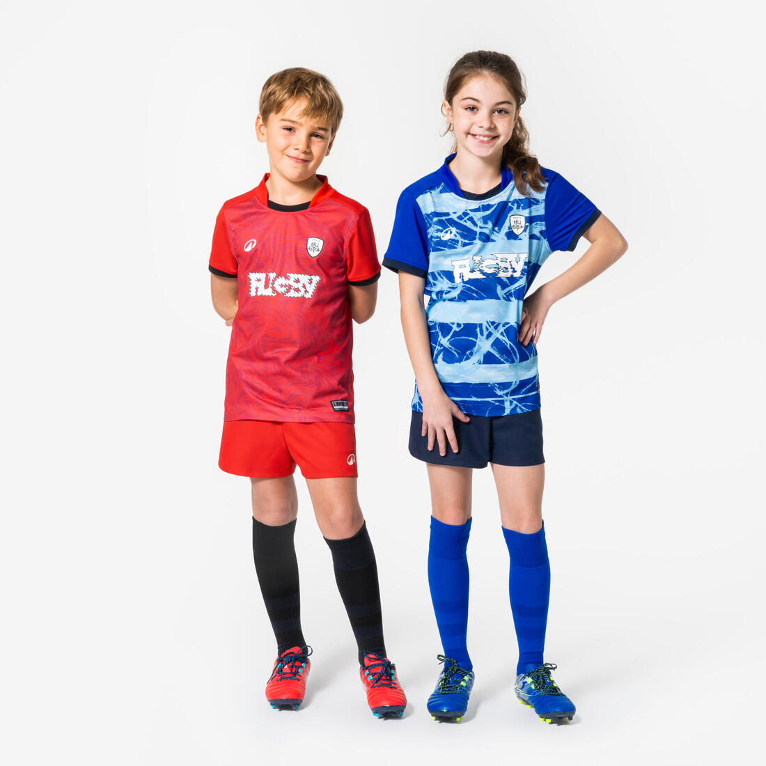 Maillot manches courtes de rugby enfant - r100