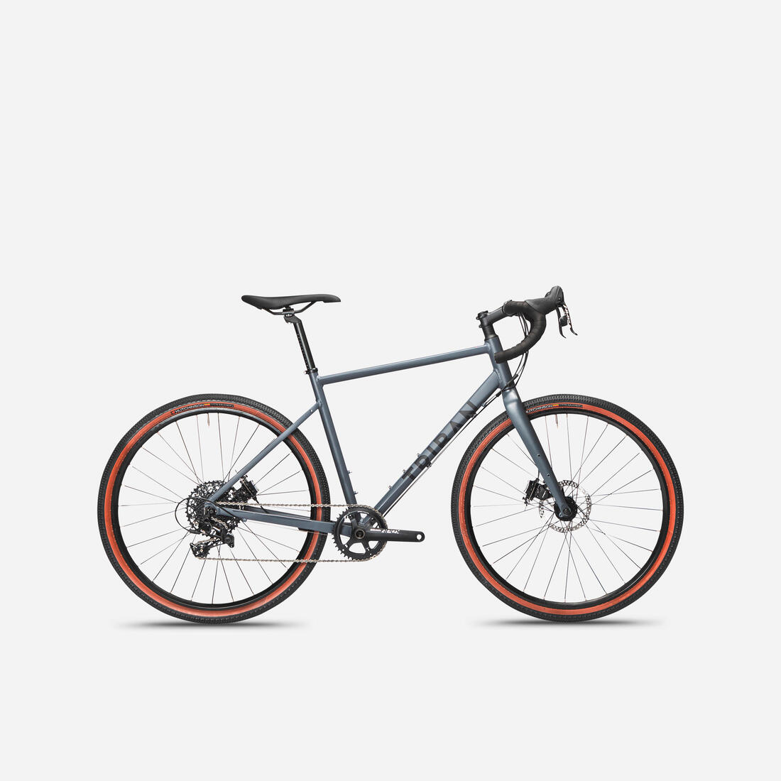 VELO GRAVEL HOMME GRVL 520 SRAM APEX 1 – gris ardoise