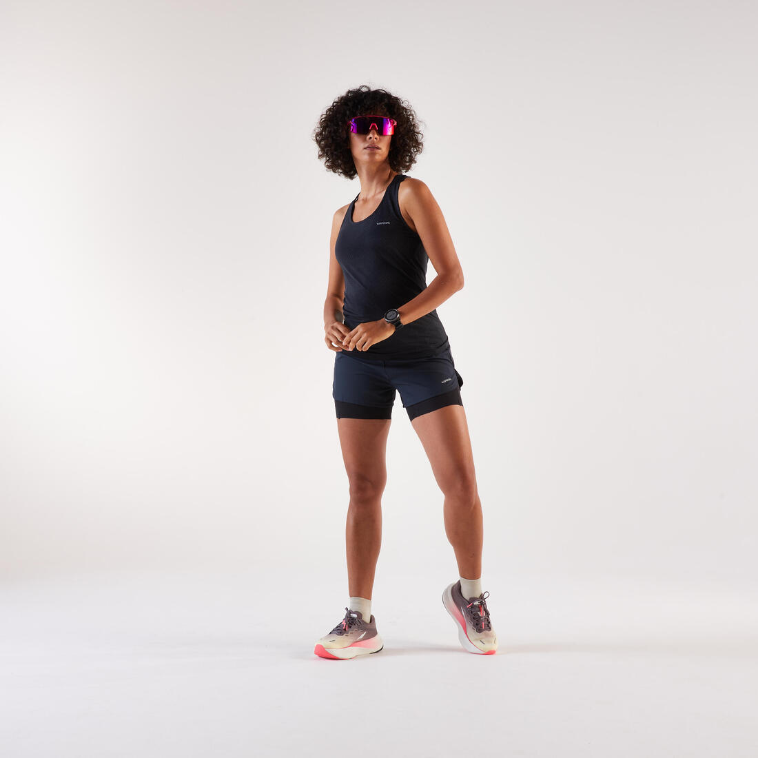 Débardeur de running Femme, Kiprun Run 500 Confort