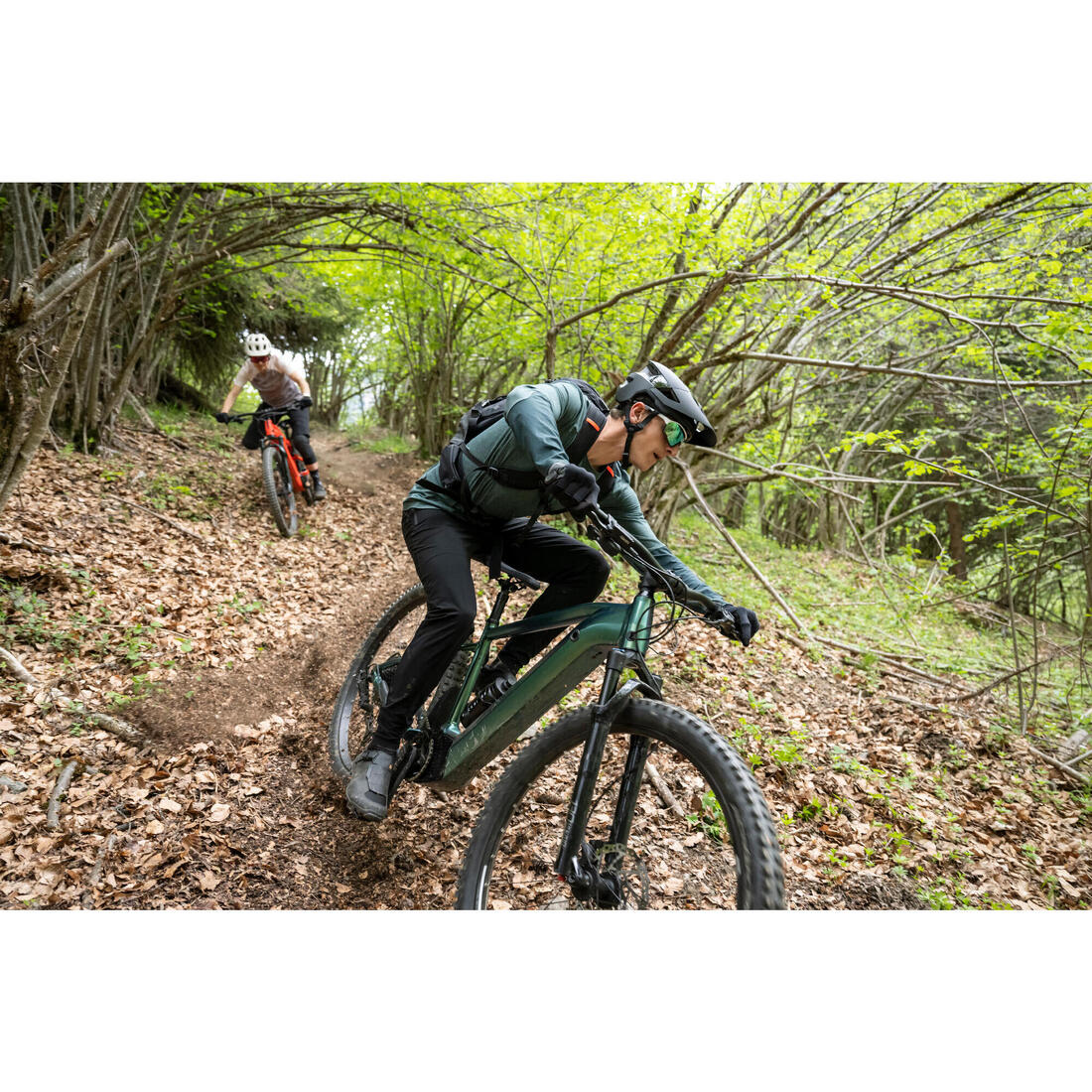 Vélo vtt électrique semi rigide 29" - e-expl 700 vert bouteille