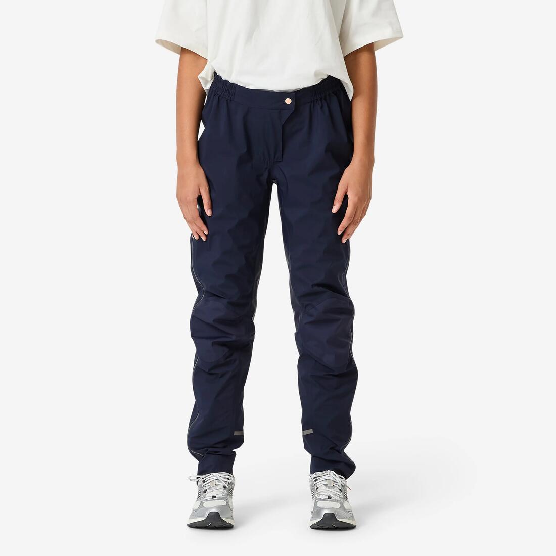 SURPANTALON PLUIE VELO VILLE 900 BLEU FEMME