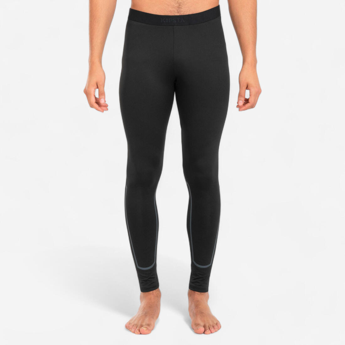 Collant de foot thermique mixte Keepconfort 100 noir