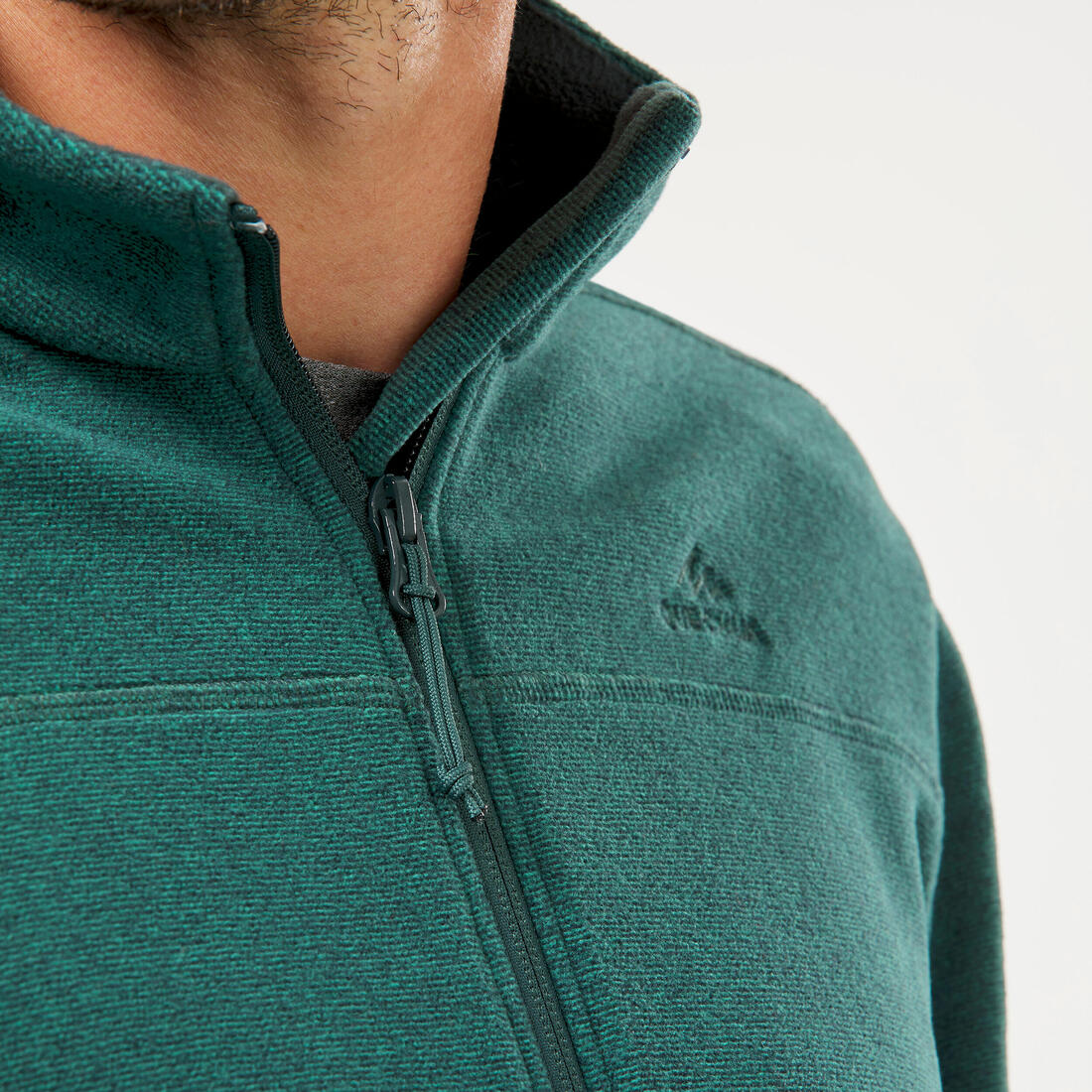 Polaire de randonnée montagne homme, MH100 full zip