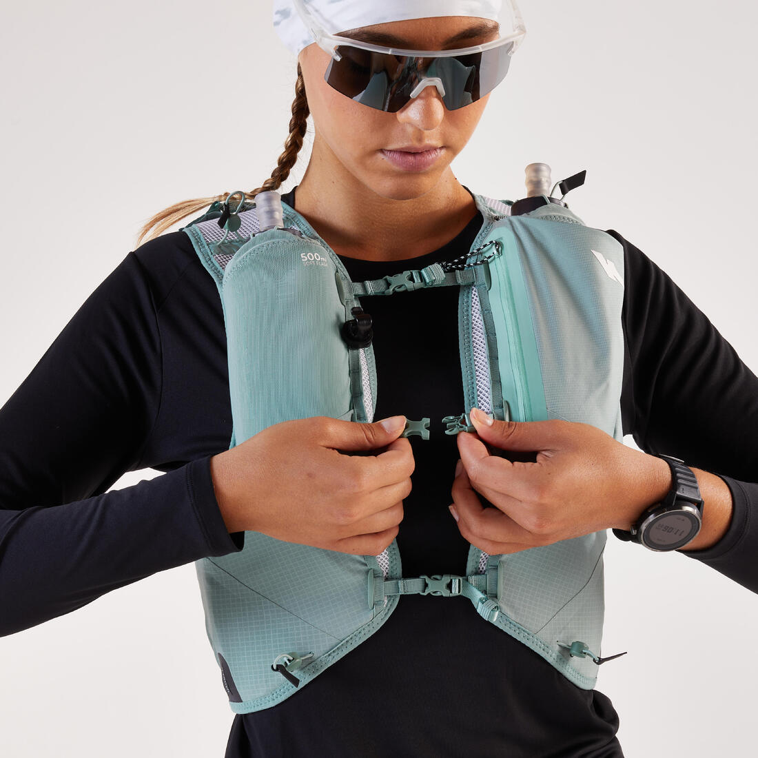 Sac trail running 10l mixte - vendu avec poche à eau 1l