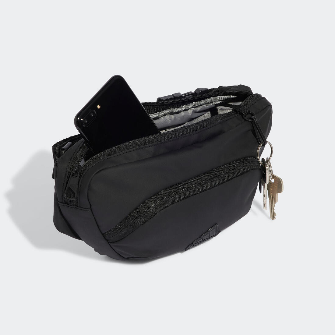 Sac banane 2 poches 2,7L,  noir