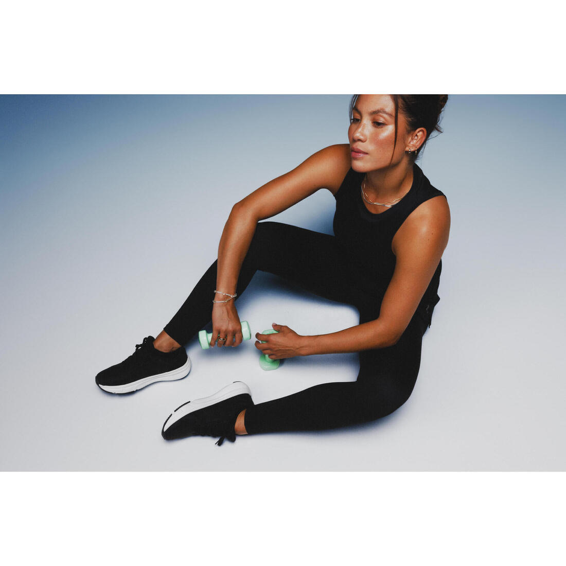 Débardeur de fitness coupe droite femme