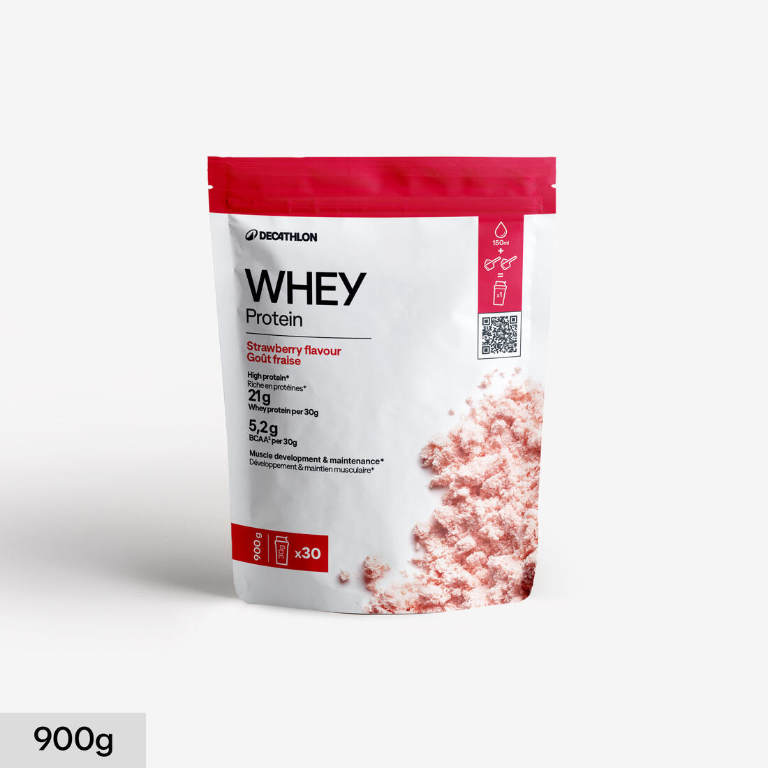 Whey protéine fraise 900g