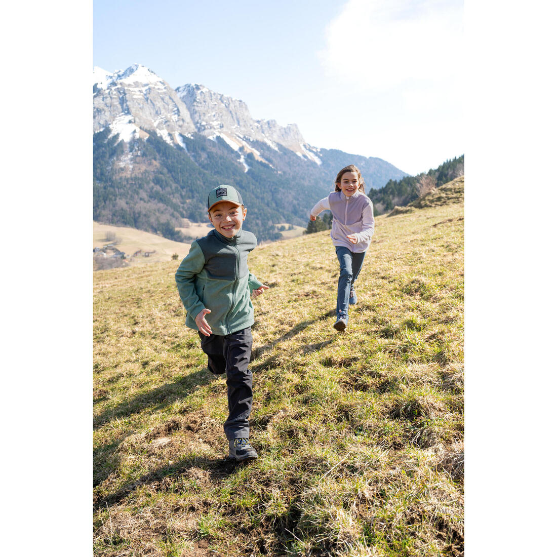 Veste polaire de randonnée enfant 7-15 ans, MH500 zip