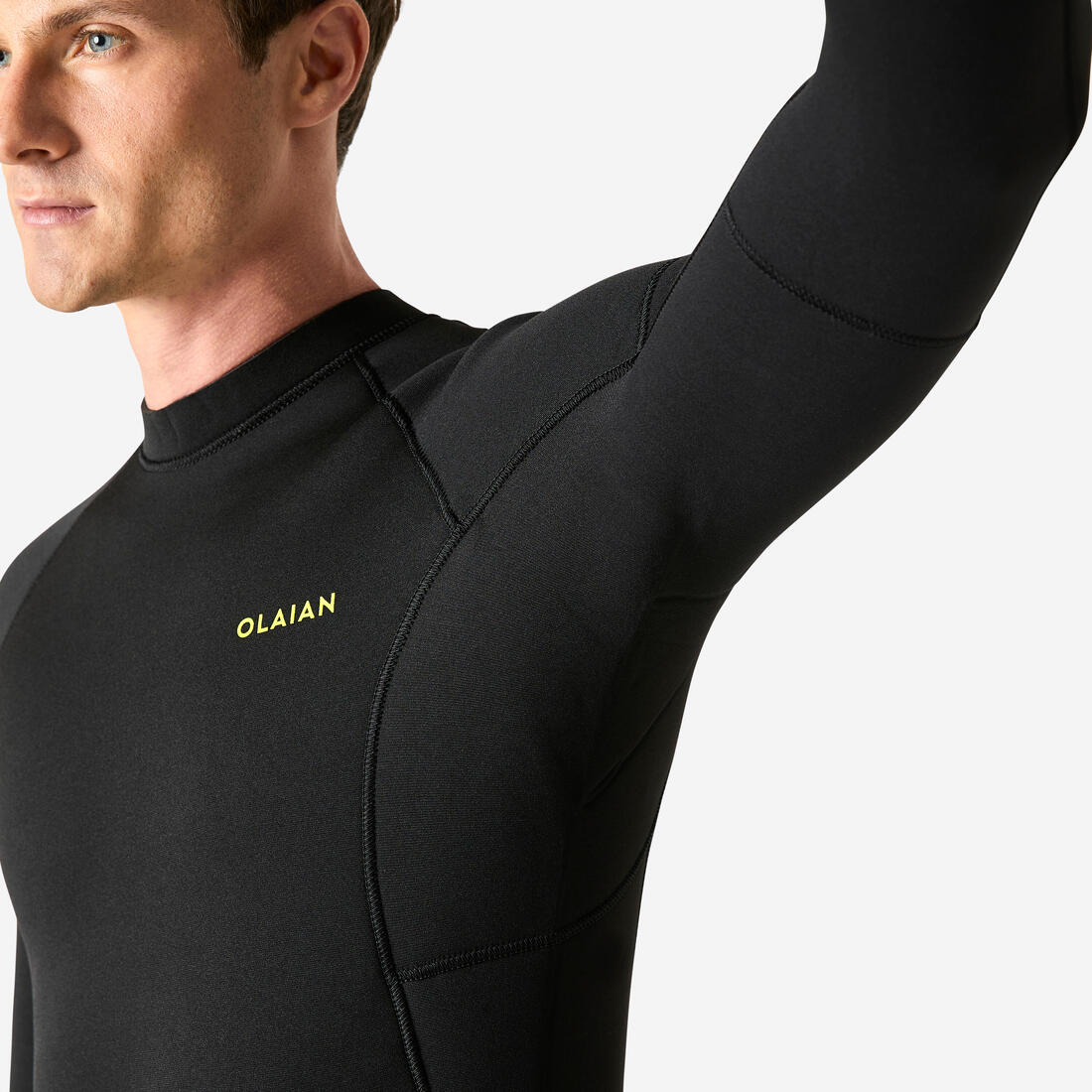 Combinaison SURF 100 Néoprène 4/3 mm homme noire