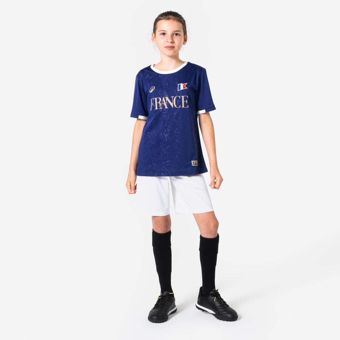 Maillot de foot supporter France enfant 2026