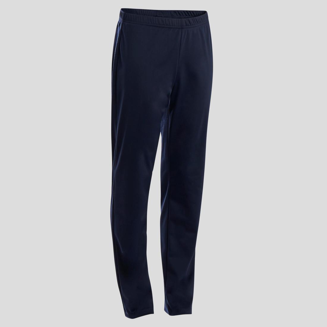 Survêtement enfant synthétique respirant - Gym'y bleu, pantalon marine