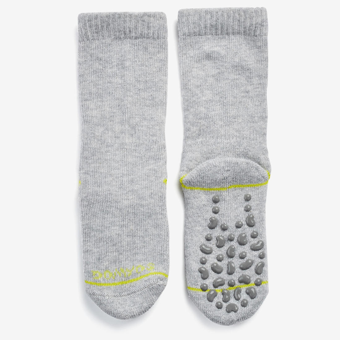 Chaussettes antidérapantes enfant LOT de 2 bleu marine/GRIS