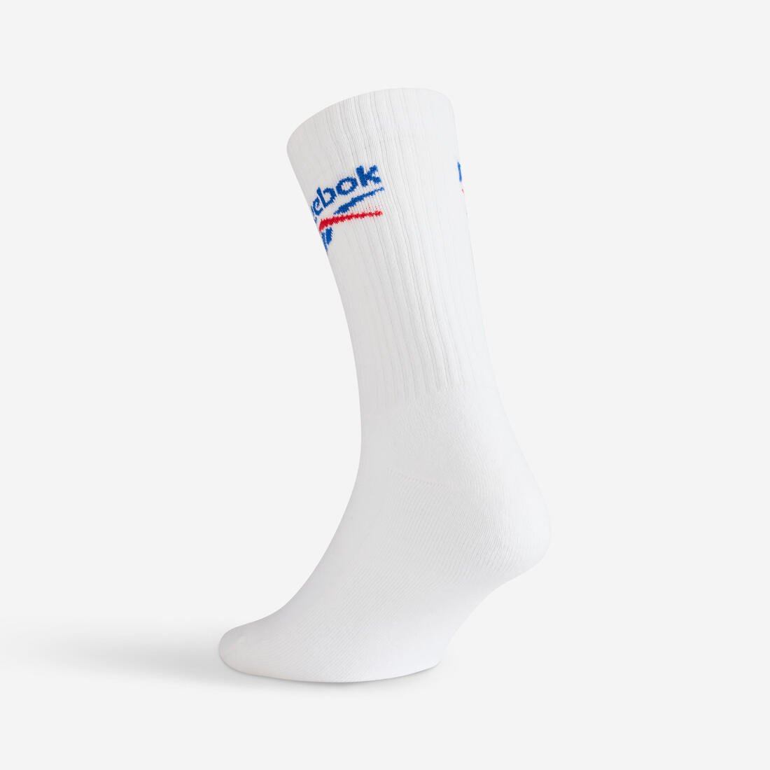 Chaussettes de sport hautes lot de 3 paires adulte, Reebok High blanc