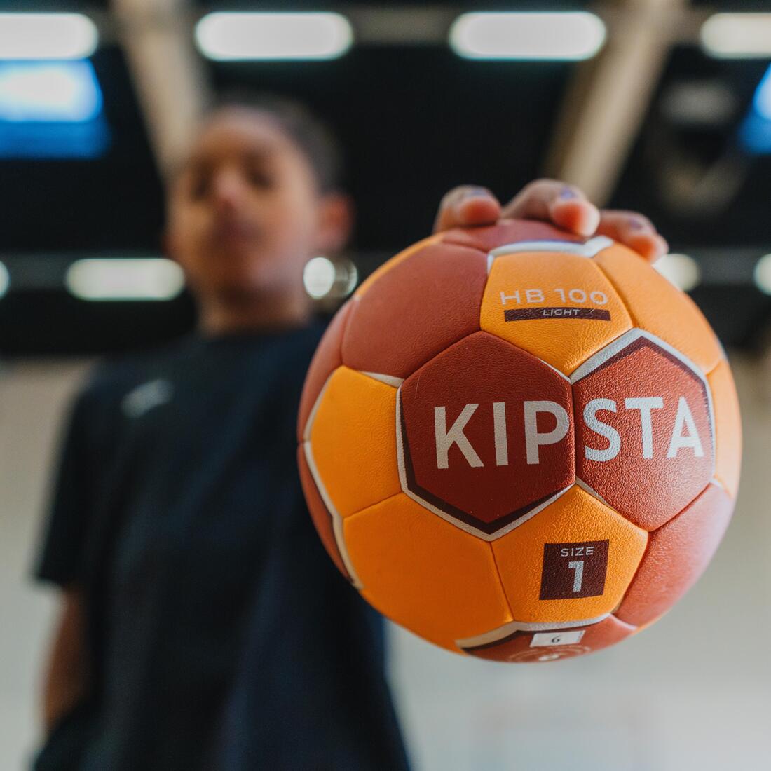 Ballon de handball taille 1 - hb100 light orange