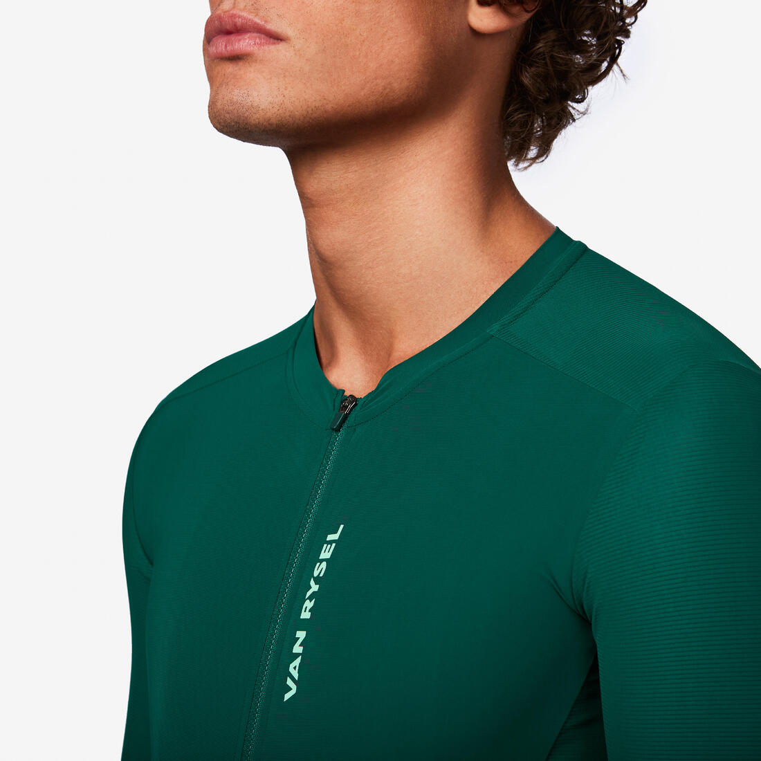 Maillot manches courtes de vélo de route très ajusté unisexe - RCR-R 2