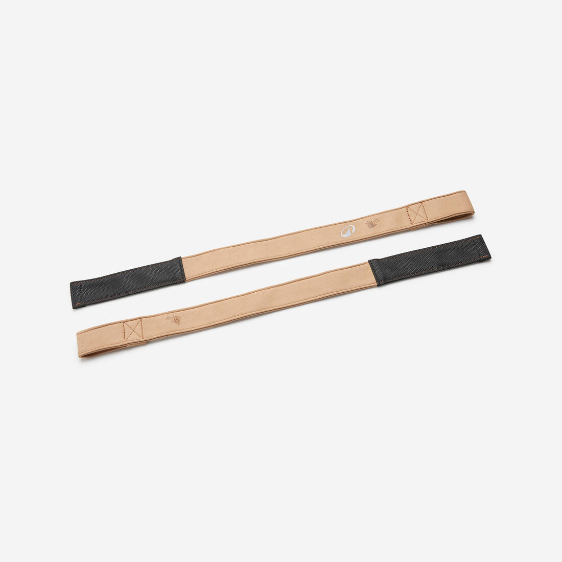 Sangle de tirage premium de musculation, marron