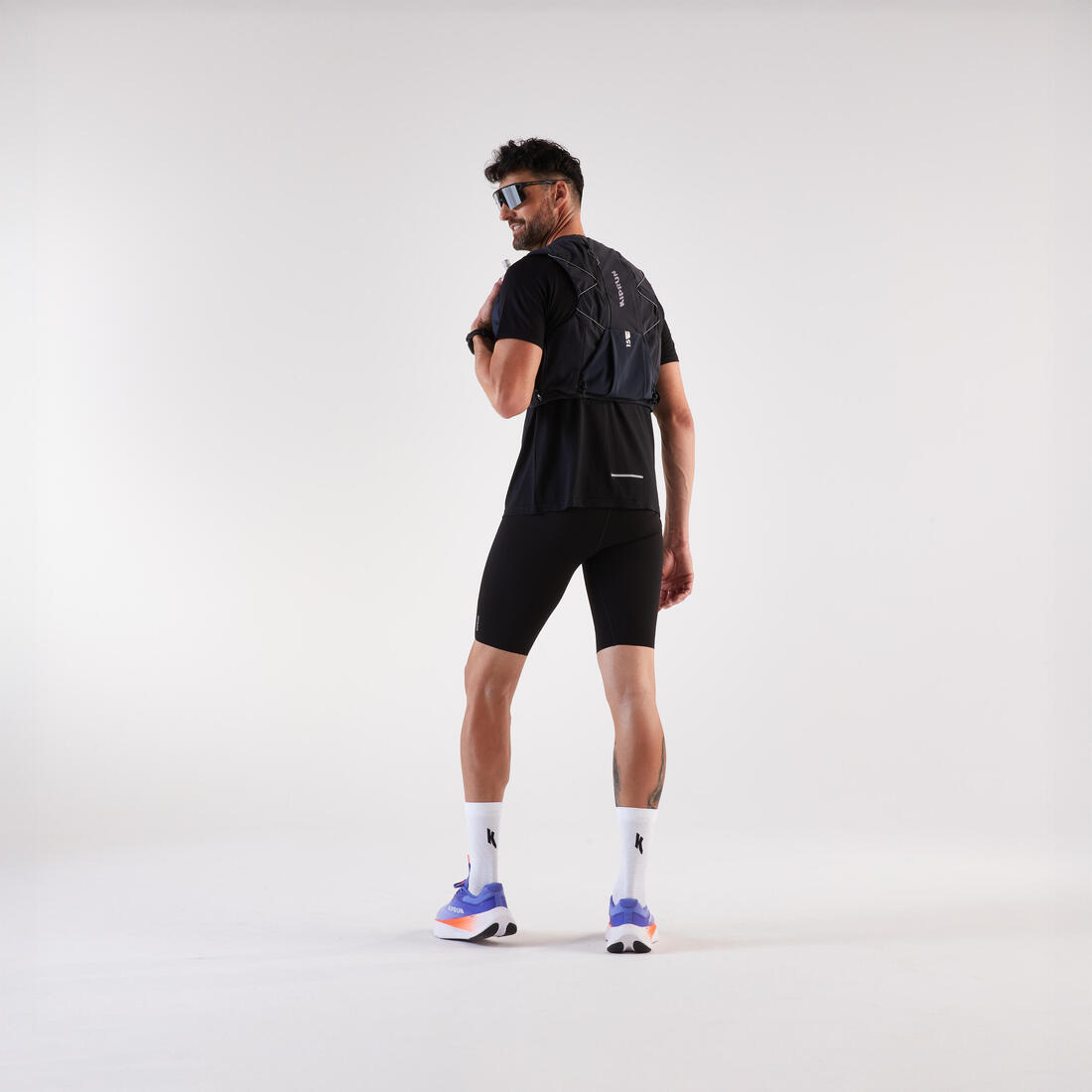 CUISSARD RUNNING HOMME KIPRUN NOIR