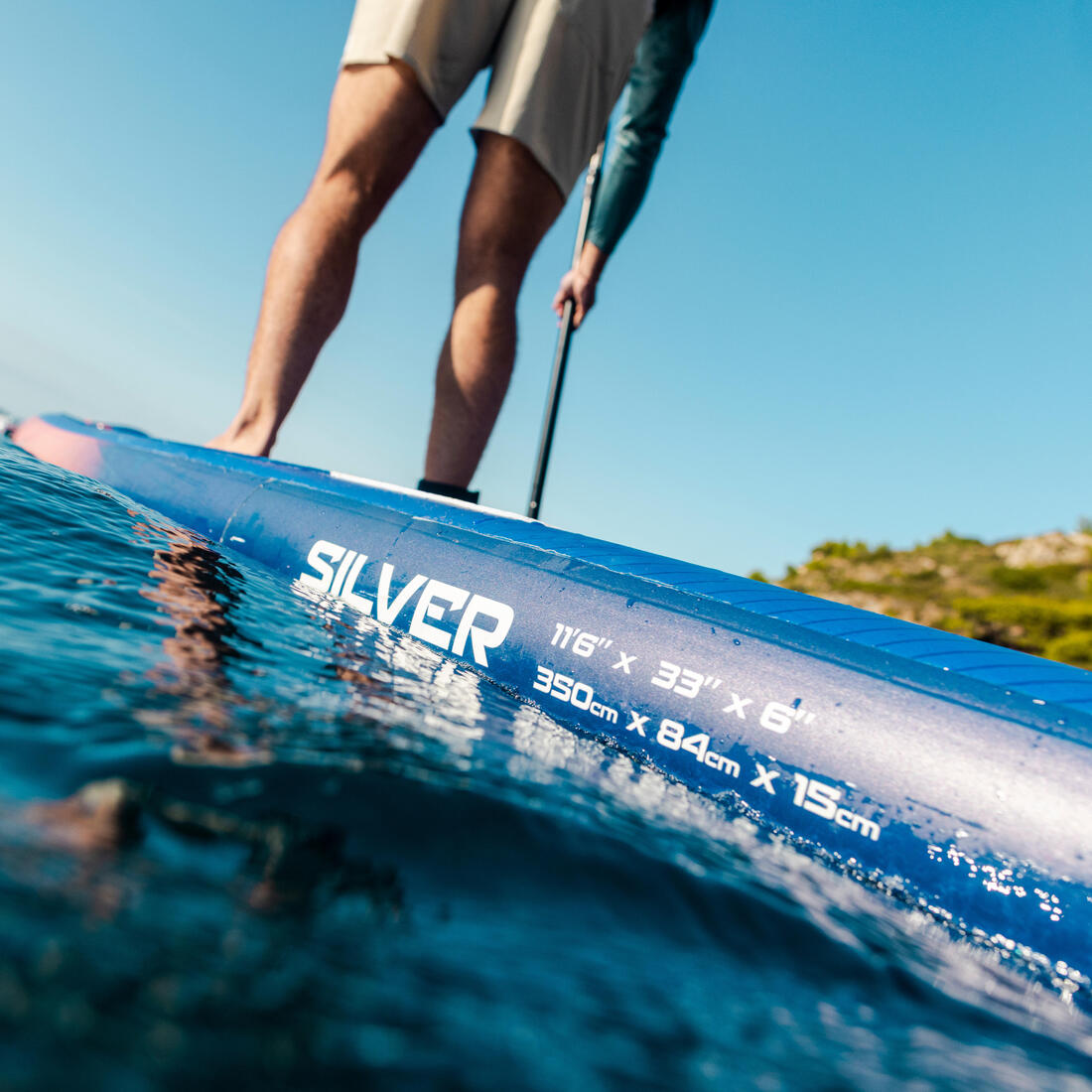 Pack  Stand up paddle SILVER 11'6 Wattsup, 1 à 2 personnes (jusqu'à 150kg)