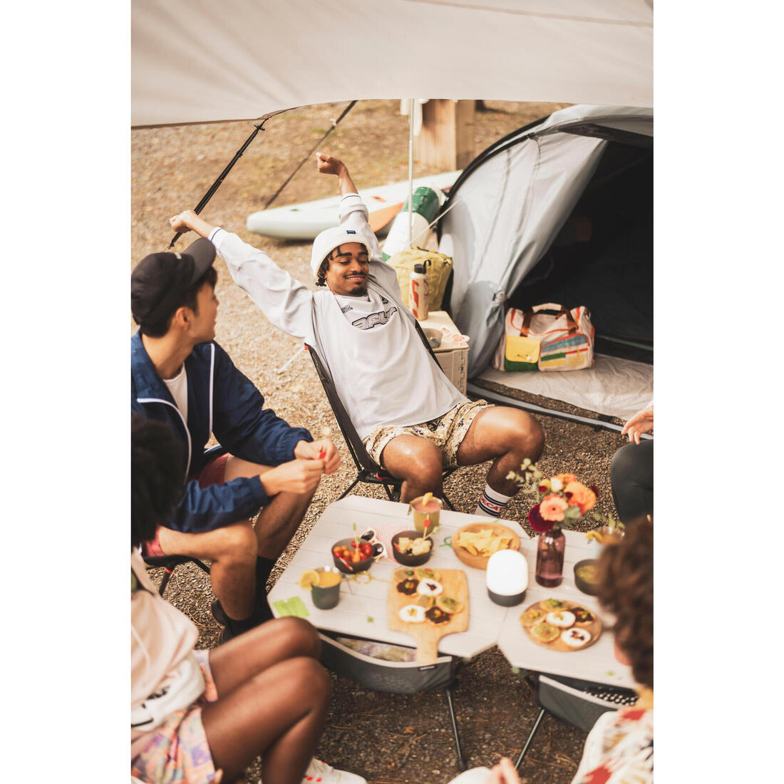 Tente de camping instantanée 3 places, 2 Seconds XL Fresh & Black