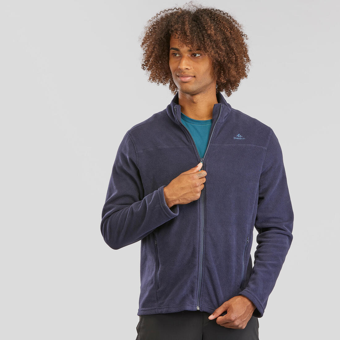 Polaire de randonnée montagne homme, MH100full zip