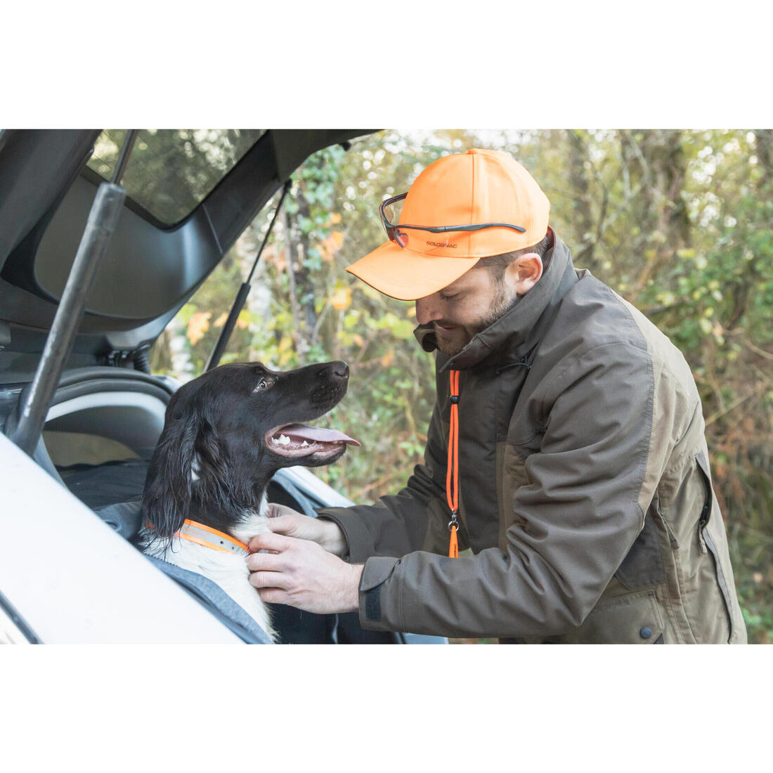 Collier chien Réfléchissant Orange 520