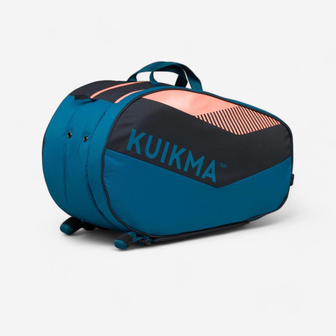 Sac de padel 20L - Kuikma PL 500 noir/rouge