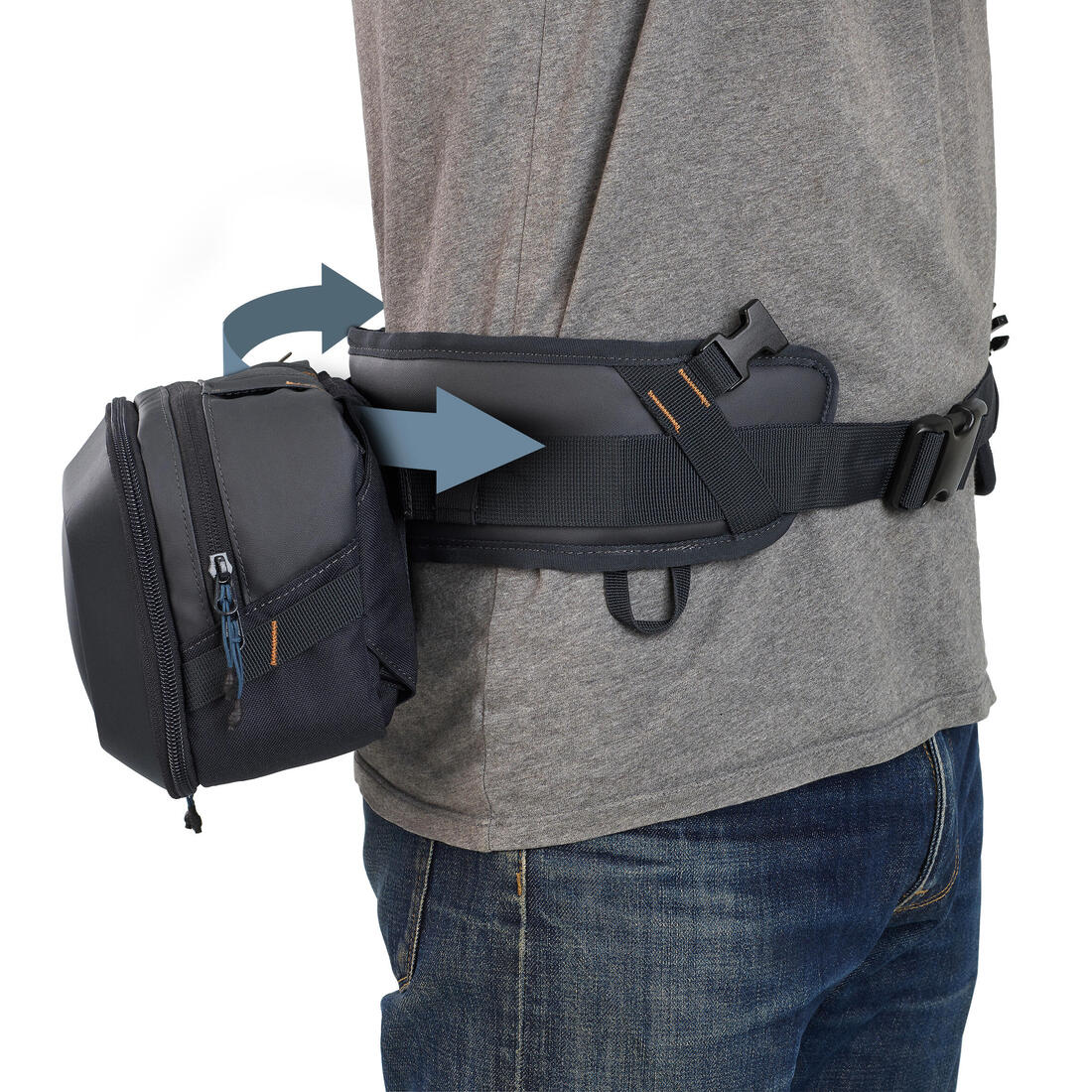Sac à dos de pêche  Chest pack 500 15L + 5L