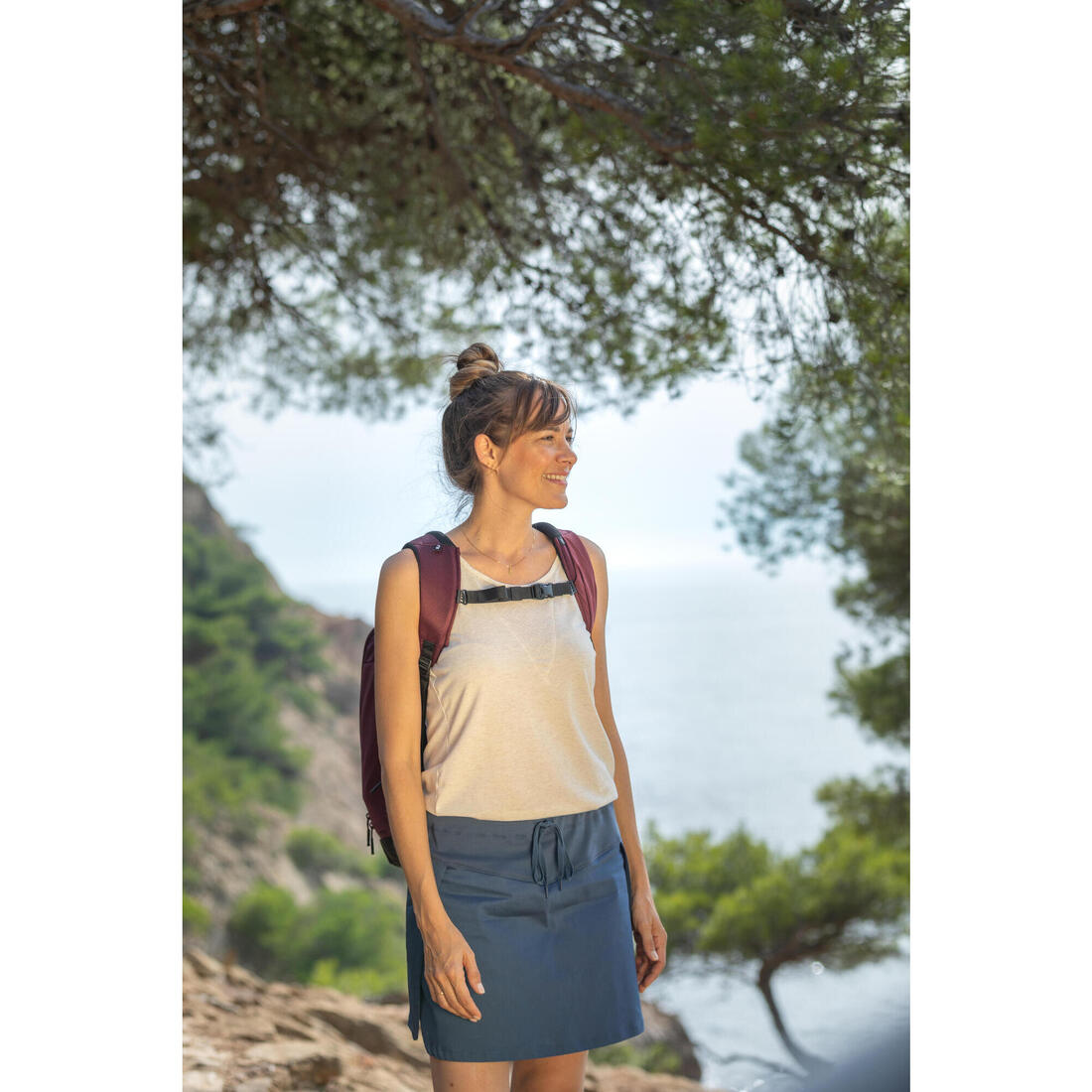 Débardeur de randonnée  - NH500 - Femme