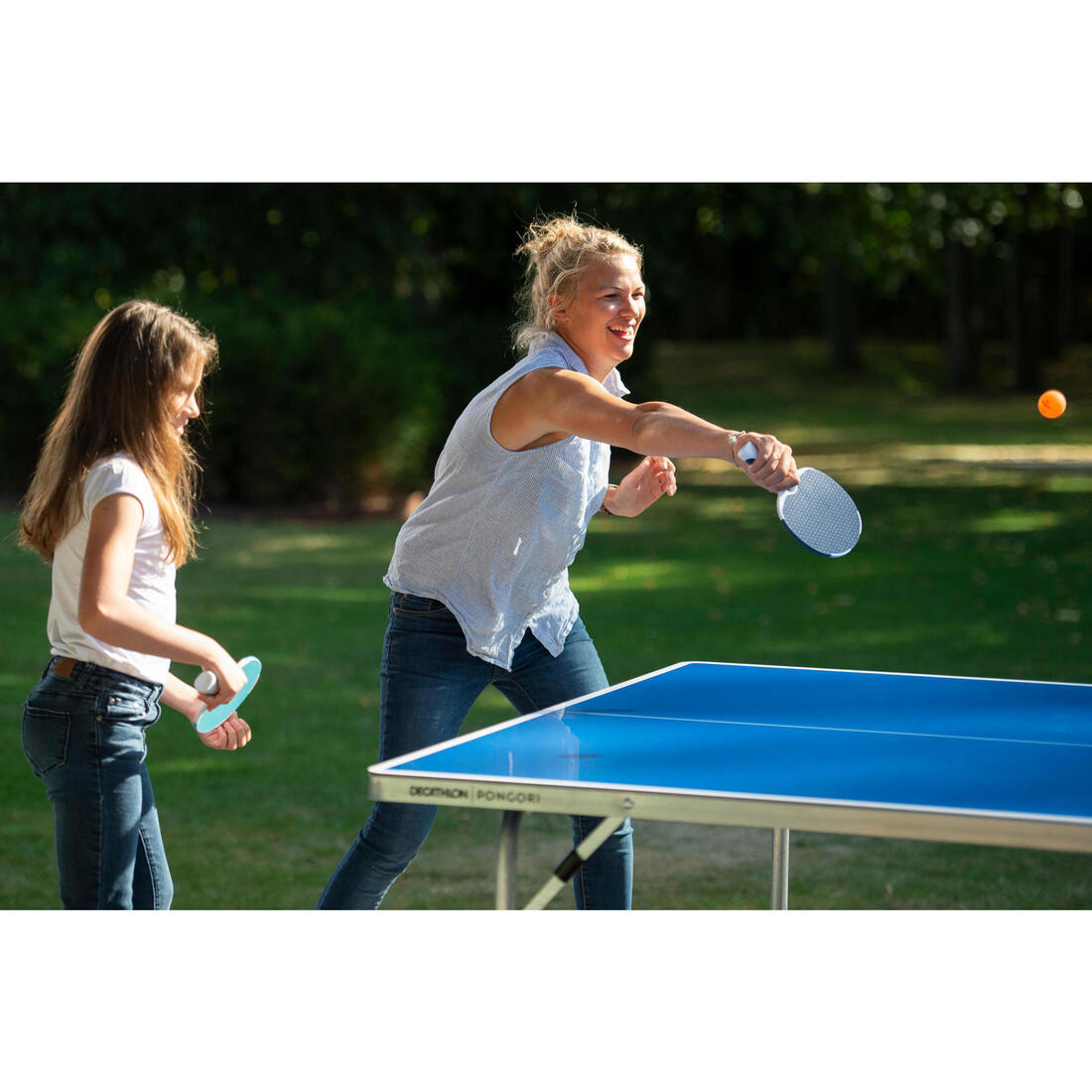 TABLE DE PING PONG EXTERIEUR PPT 130 BLEUE
