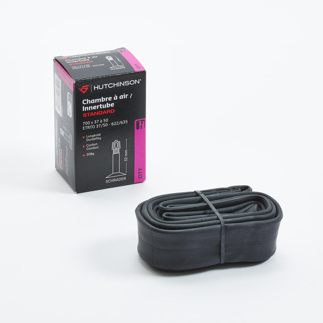 CHAMBRE A AIR 700x37-50 SCHRADER 32MM HUTCHINSON