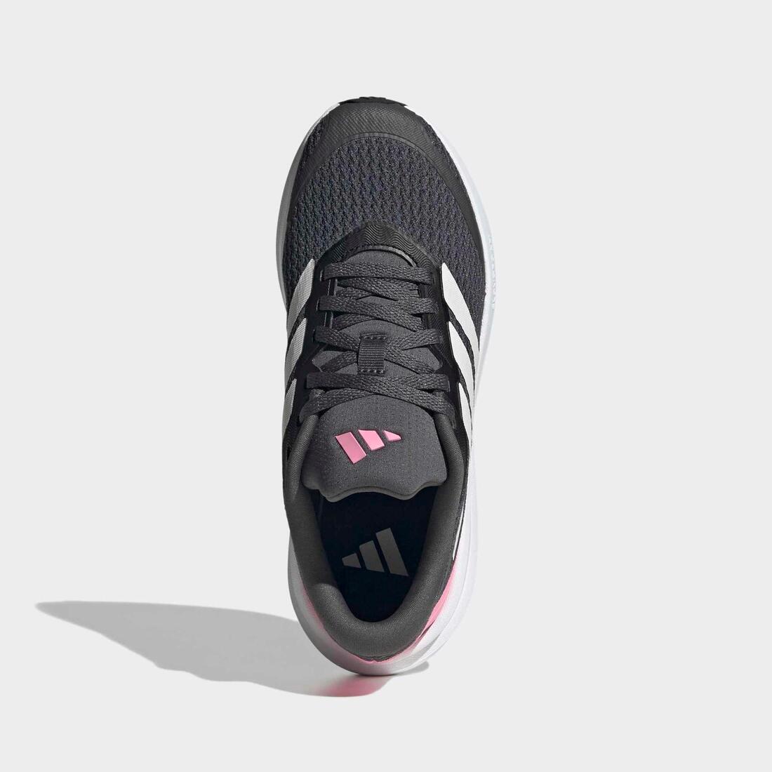 Chaussure de running enfant fille, adidas Runfalcon 6.0 noir et rose