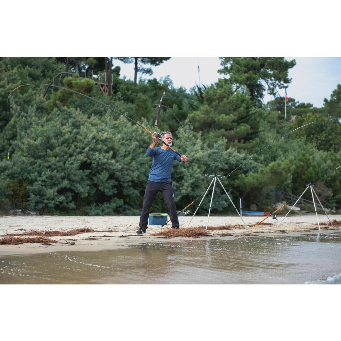 CANNE AU POSE SEACOAST LIGHT 500 350  MULTITIP TELESCOPIQUE PECHE EN MER