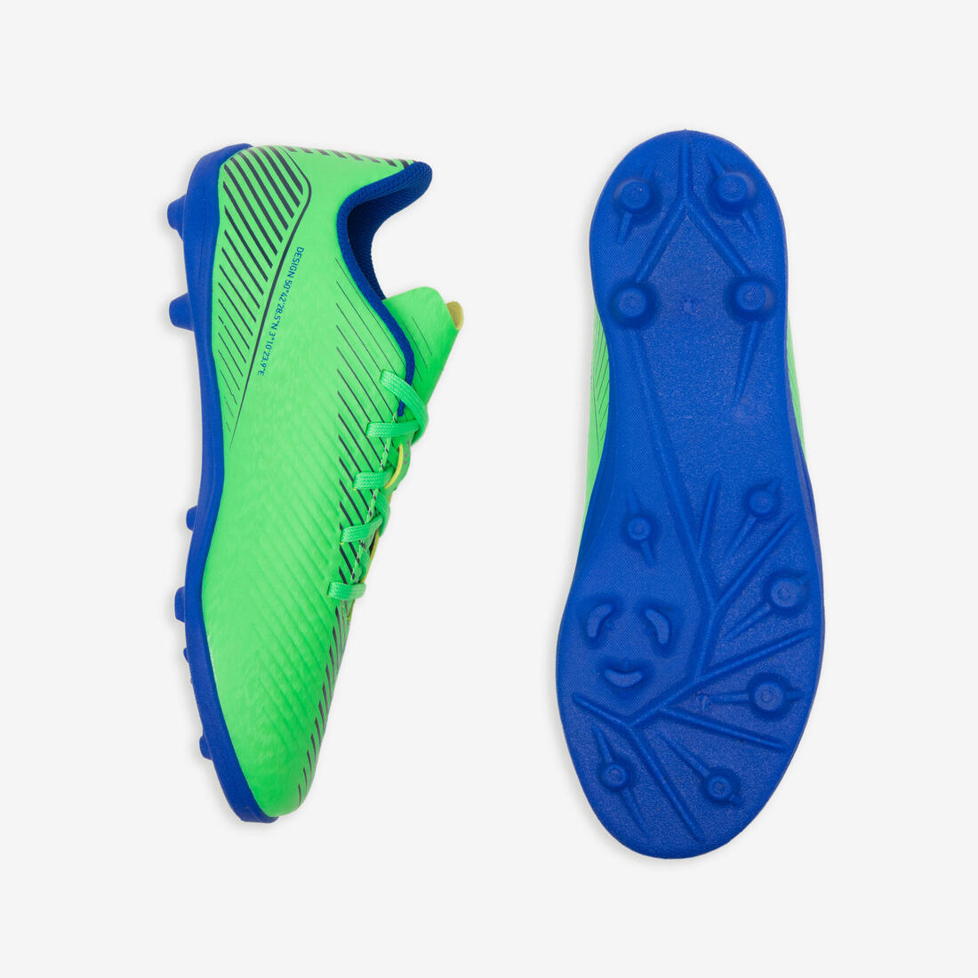 CHAUSSURES DE FOOTBALL ENFANT A LACETS 160 JR AG/FG