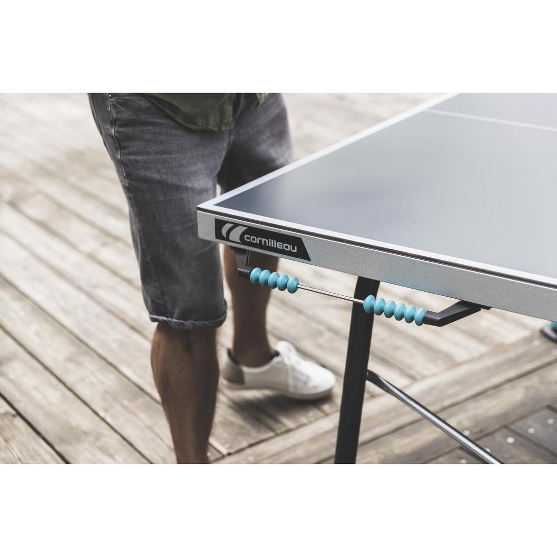 TABLE DE PING PONG EXTÉRIEURE 300X GRISE