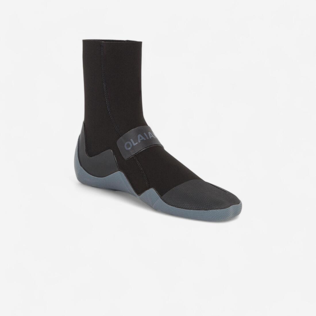 Chaussons Surf 500 Bottillons Néoprène 3 mm noir